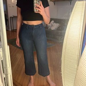 Crop wide leg Paige jeans